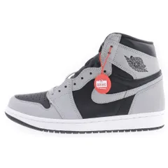 NIKE (ナイキ) AIR JORDAN 1 RETRO HIGH OG SHADOW 2.0 エア ジョーダン 1 レトロ ハイ シャドウ 2.0 ハイカットスニーカー US8.5/26.5cm グレー/ブラック 555088-035