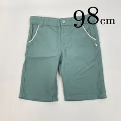 ap9728 OBAiBi オバイビ BABY ベビー ハーフパンツ 90 3A/Y 98cm ライトグリーン グリーン 緑 ベルト 調節ボタン 綿100% 短パン 春 夏 3歳 OBAÏBIのサムネイル