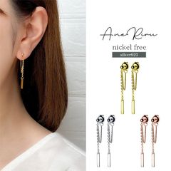 ピアス バー スティック レディース 金属アレルギー対応 揺れる
