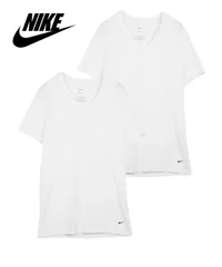 新品 未使用 並行輸入 ナイキ NIKE Tシャツ 【2枚セット】ESSENTIAL COTTON STRETCH メンズ Vネック 516074 ホワイトセット