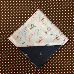 リバティダブルガーゼ  ハンカチ特大サイズ１枚(リボン　ツイル)