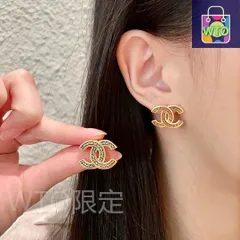 【今日特価】Chanel ヴィンテージ アルファベットピアス 送料無料 限定価格