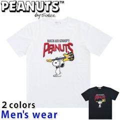 スヌーピー 半袖 Tシャツ メンズ PEANUTS 犬 ロック バンド グッズ S1152-229B
