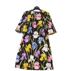 美品 ドルチェ&ガッバーナ DOLCE&GABBANA ワンピース ノースリーブ 花柄 コットン シルク トップス レディース イタリア製 38(M相当) マルチカラーのサムネイル