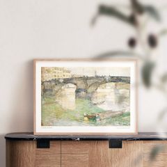 【A2】チャイルド・ハッサム Ponte Santa Trinita アートポスター 名画 絵画 特大 アートパネル AP284