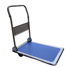 耐荷重150kg スチール台車 折りたたみ可能 4インチエアタイヤ