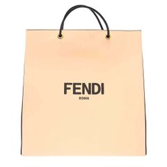 FENDI フェンディ ショッピングバッグ ミディアム トートバッグ 8BH383 ピンク
