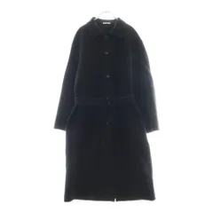 AURALEE (オーラリー) 20AW SUPER FINE MELTON SOUTIEN COLLAR COAT スーパーファイン メルトン ロングコート ブラック A20AC01WMのサムネイル