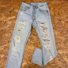 USA製 Levi's 501 リメイクデニム W28 レディース リーバイス ジーンズ ジーパン Ladies ヴィンテージ 古着 アメリカ MADE IN USA