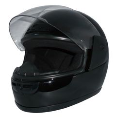 新品！ ZK-500 ヘルメットフルフェイスヘルメット【ブラック】SG公認 PSC認可  全排気量対応 劣化防止UVカット＆キズに強いハードコート加工済み クリアーシールド付属 盗難防止金属ホルダー フリーサイズ(57～60㎝) 
