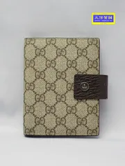 GUCCI グッチ GGスプリーム 手帳カバー 115240 2025リフィル付 中古B+ 【送料無料】 A-8810【質屋出品】のサムネイル