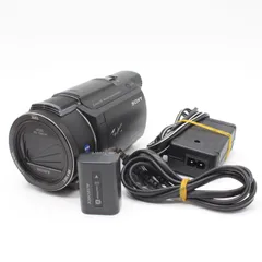 【美品中古】SONY FDR-AX55【装備品多数付属】 SONY 中古 1年保証 美品 4Kビデオカメラ FDR-AX55 ブラック