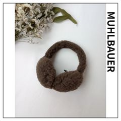 MUHLBAUER ミュールバウアー WOOL BOA EAR MUFF ウール ボア イヤーマフ ブラウン 茶 (75Y＋3631)25F