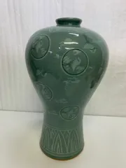 古代　高麗青磁　壺　最大幅約14㎝　東Y7-0514⭐︎2F Yahoo!オークション -「高麗青磁 壺」(青磁) (骨董陶磁器一般)の