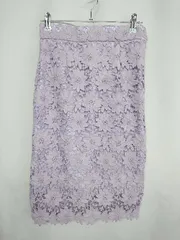 ◇ ⊂ MISCH MASCH ミッシュマッシュ 膝下丈 タイト スカート サイズM ラベンダー系 レディース E  【1409240068617】