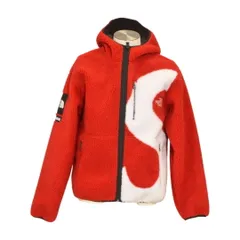 シュプリーム × ノースフェイス SUPREME ロゴフリースジャケット Hooded Fleece Jacket サイズ S レッド NT62004I メンズ F-YA1136