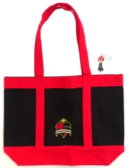 【中古】雑貨 ハーツラビュル寮 トートバッグ(寮長アクリルキーホルダー付き) 「ディズニー ツイステッドワンダーランド」