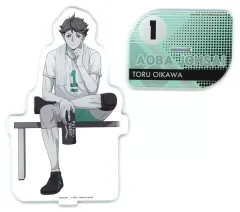【中古】アクリルスタンド・アクリルパネル 及川徹 break time アクリルスタンド 「ハイキュー!!」 ジャンプフェスタ2025グッズ