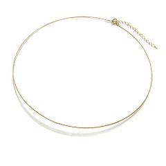 K18YG ワイヤー オメガネックレス 18K イエローゴールド 地金 ジュエリー 【中古】