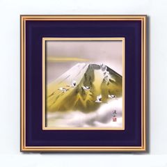 模写】 大島秀信 『 立山 』 日本画 日展 F6号 師:東山魁夷 BK599