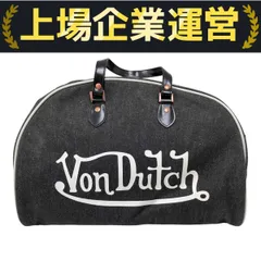 超美品 00's archive Von Dutch ボストンバック von dutch 00s archive レザー ミニボストンバッグ - メルカリ