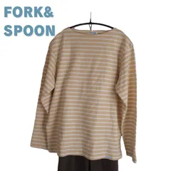 【Fashion】レディス FORK&SPOON フォーク＆スプーン URBAN RESEARCH DOORS ボーダー ボートネック 長袖 Tシャツ バスクシャツ サイズ 3 /オーガニックコットン
