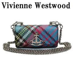 ヴィヴィアン ウエストウッド Vivienne Westwood 53040013 S000V LA O102 リップスティック ケース ポーチ レディース マルチチェック