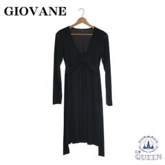 ☆美品☆ GIOVANE ワンピース ロング 長袖 ブラック 38 901-12 送料無料