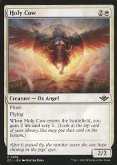 【中古】マジックザギャザリング 0016[C]：【OTJ】Holy Cow/聖なる乳牛