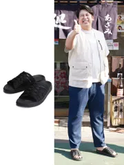 サンダル 大きいサイズ メンズ 手編みデザイン スライド ZUMA CLASSIC ストラップ レジャー MALIBU SANDALS マリブサンダルズ ブラックのサムネイル