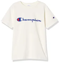 【在庫処分】キッズ Tシャツ 半袖 丸首 綿100% バインダーネック [チャンピオン] スクリプトロゴ ショートスリーブTシャツ ベーシック CK-T302