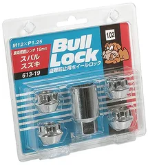協永産業/KYO-EI ブルロック ロックナット クロームメッキ M12×P1.25 入数：1セット(4個) 613-19
