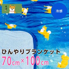 フレンズヒル 柴田さん ギャラクシーシバタ ひんやりブランケット Sサイズ ブルー 756519
