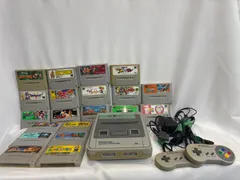 スーパーファミコン 本体一式。カセット22本セット。 スーパーファミコン本体セット分解洗浄済み全ソフトクリーニング
