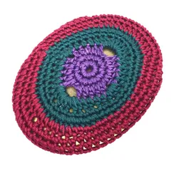 美品 プラダ PRADA ブローチ フラワーモチーフ 1JS012 ポーチ付き 刺繍×ラメニット｜フラットポーチ｜フラワーリングオンラインストア