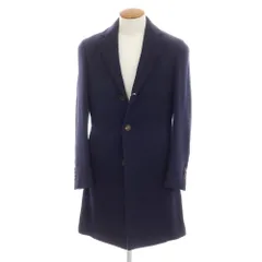【中古】ラルディーニ LARDINI ウール チェスターフィールドコート ネイビー【サイズ46】【メンズ】のサムネイル