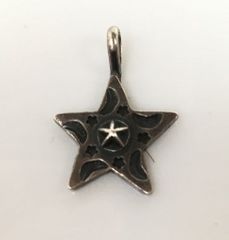 ナバホ族　Navajo　ネックレストップ　シルバー　スター　星　/m 241226 01429hi◇162