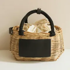 【新品 完売モデル】タイドウェイ TIDEWAY ラタン 籐 かごバッグ Sサイズ バスケットバッグ カゴバッグ トートバッグ ミニバスケット ハンドバッグ バスケット 春夏バッグ 浴衣 夏着物 夏和装 夏祭り 花火大会 廃番 再入荷