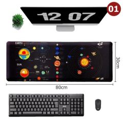 マウスパッド 大型 ゲーミング 大判 キーボード マット デスクマット 特大 防水 宇宙 世界地図 nasa NASA オフィス 事務所 滑り止め ゴム底 大きい 01