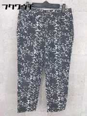 ◇ Talbots タルボット 総柄 スキニー パンツ サイズ4 ブラック ホワイト レディース 【中古】 【1002801161699】