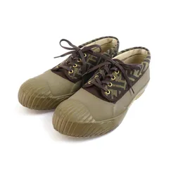 美品⭐️フェンディ × ムーンスター コラボ スニーカー ズッカ FFロゴ 24