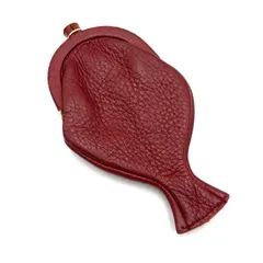 BOTTEGA VENETA ボッテガヴェネタ　コインケース　小銭入れ　財布　ウォレット　レッド　レザー　がま口