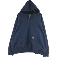 古着 カーハート Carhartt スウェットフルジップパーカー メンズXXL相当/evb009298