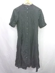 ◇ ⊂ JOURNAL STANDARD ジャーナルスタンダード シンプル系 半袖 膝下丈 ワンピース サイズ38 ブラック系 レディース E  【1507160029203】