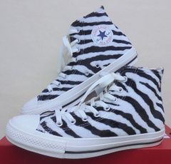 未使用 CONVERSEコンバース ゴルフシューズ ハイカット ゼブラ柄24.5