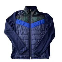 RLX RALPH LAUREN ラルフローレン アパレル メンズ Mサイズ アウター ネイビー ポリエステル　ゴルフ