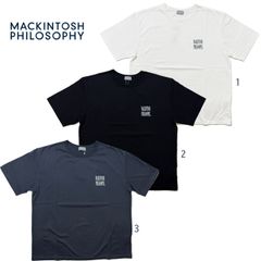 マッキントッシュフィロソフィー メンズ Tシャツ シャープロゴ 半袖Tシャツ MACKINTOSH PHILOSOPHY GREY LABEL