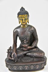 明時代　銅製　釈迦如来坐像　【旧家蔵出し】 希少貴重 時代物（A-126） 明時代 銅製 釈迦如来坐像 【旧家蔵出し】 希少貴重 時代物（A-126