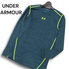 UNDER ARMOUR アンダーアーマー 秋冬★ 長袖 ストレッチ カットソー ロンTシャツ Sz.XL メンズ 大きいサイズ  ゴルフ