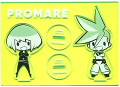 【中古】アクリルスタンド・アクリルパネル [単品] ガロ＆リオ ディフォルメキャラクターアクリルスタンド 「Blu-ray/DVD プロメア 完全生産限定版 TRIGGERオンラインショップ限定版」 同梱特典